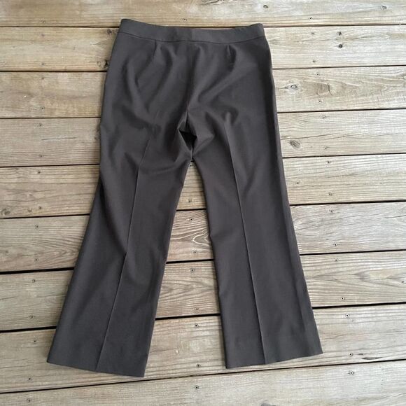 Lafayette 148 Brown Wide Leg Dress Pants Size 12 - Picture 2 of 5